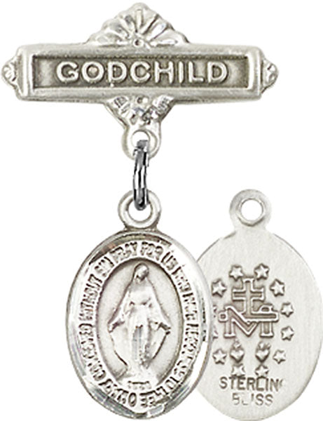 Miraculous Charm and Godchild Badge Pin