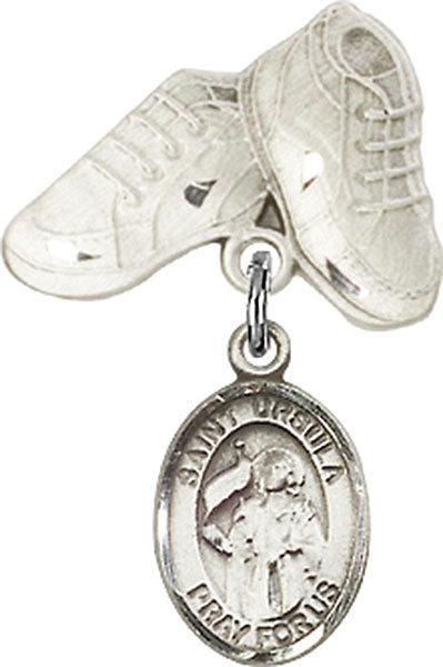 St. Ursula Charm and Baby Boots Pin