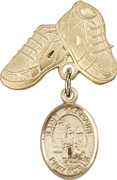 St. Germaine Cousin Charm and Baby Boots Pin
