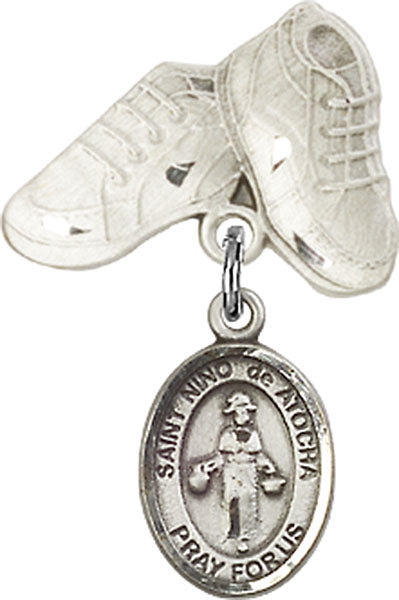 St. Nino de Atocha Charm and Baby Boots Pin
