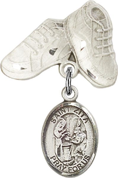 St. Zita Charm and Baby Boots Pin