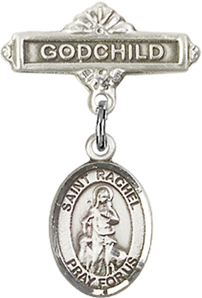 St. Rachel Charm and Godchild Badge Pin