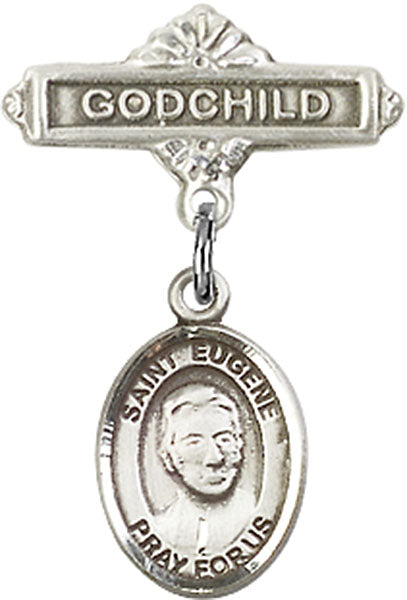 St. Eugene de Mazenod Charm and Godchild Badge Pin