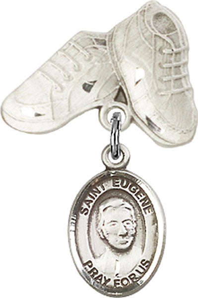 St. Eugene de Mazenod Charm and Baby Boots Pin