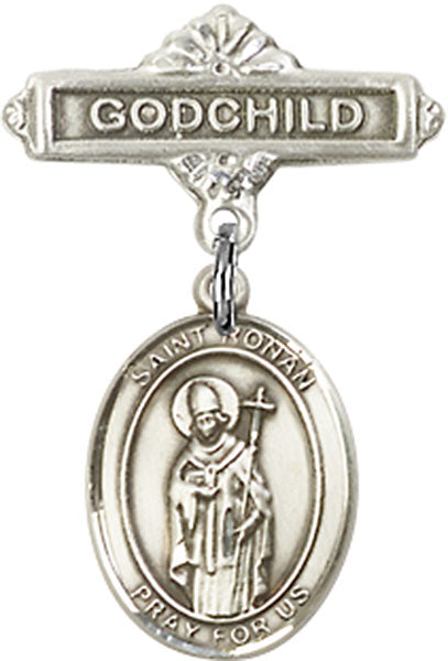 St. Ronan Charm and Godchild Badge Pin