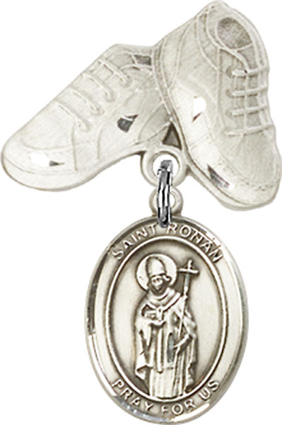 St. Ronan Charm and Baby Boots Pin