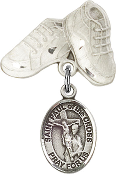 St. Paul of the Cross Charm and Baby Boots Pin