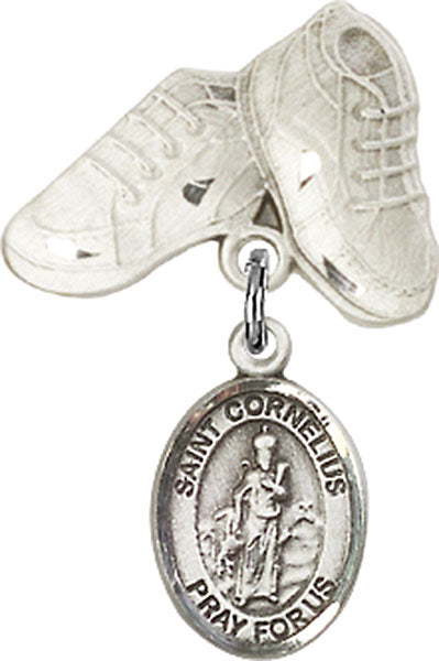 St. Cornelius Charm and Baby Boots Pin