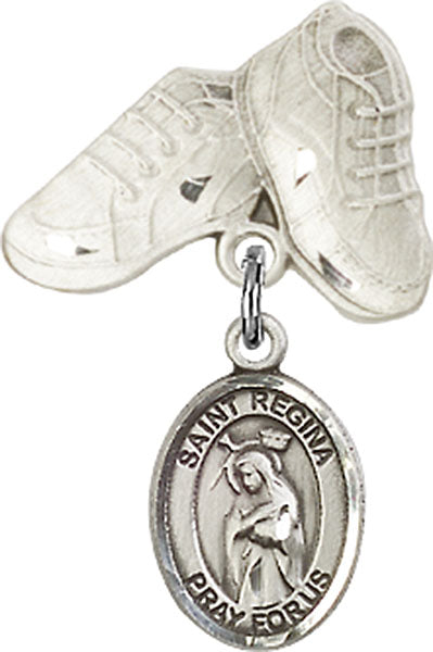 St. Regina Charm and Baby Boots Pin