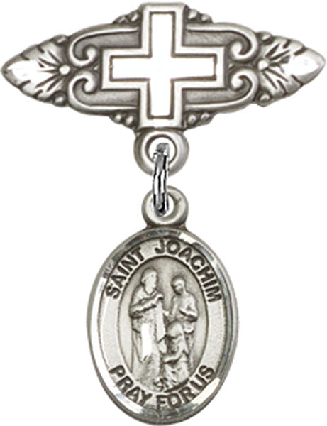 St. Joachim Charm and Badge Pin with Cross