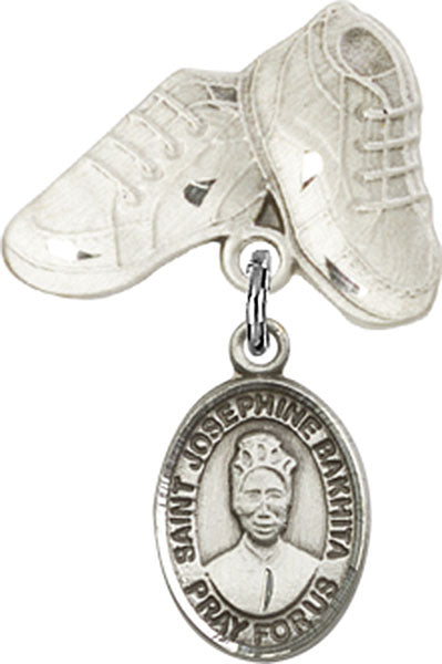 St. Josephine Bakhita Charm and Baby Boots Pin