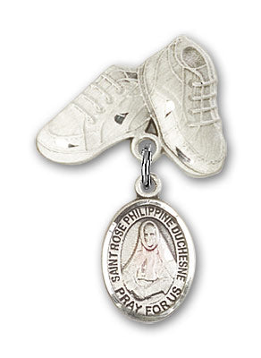 St. Rose Philippine Charm and Baby Boots Pin