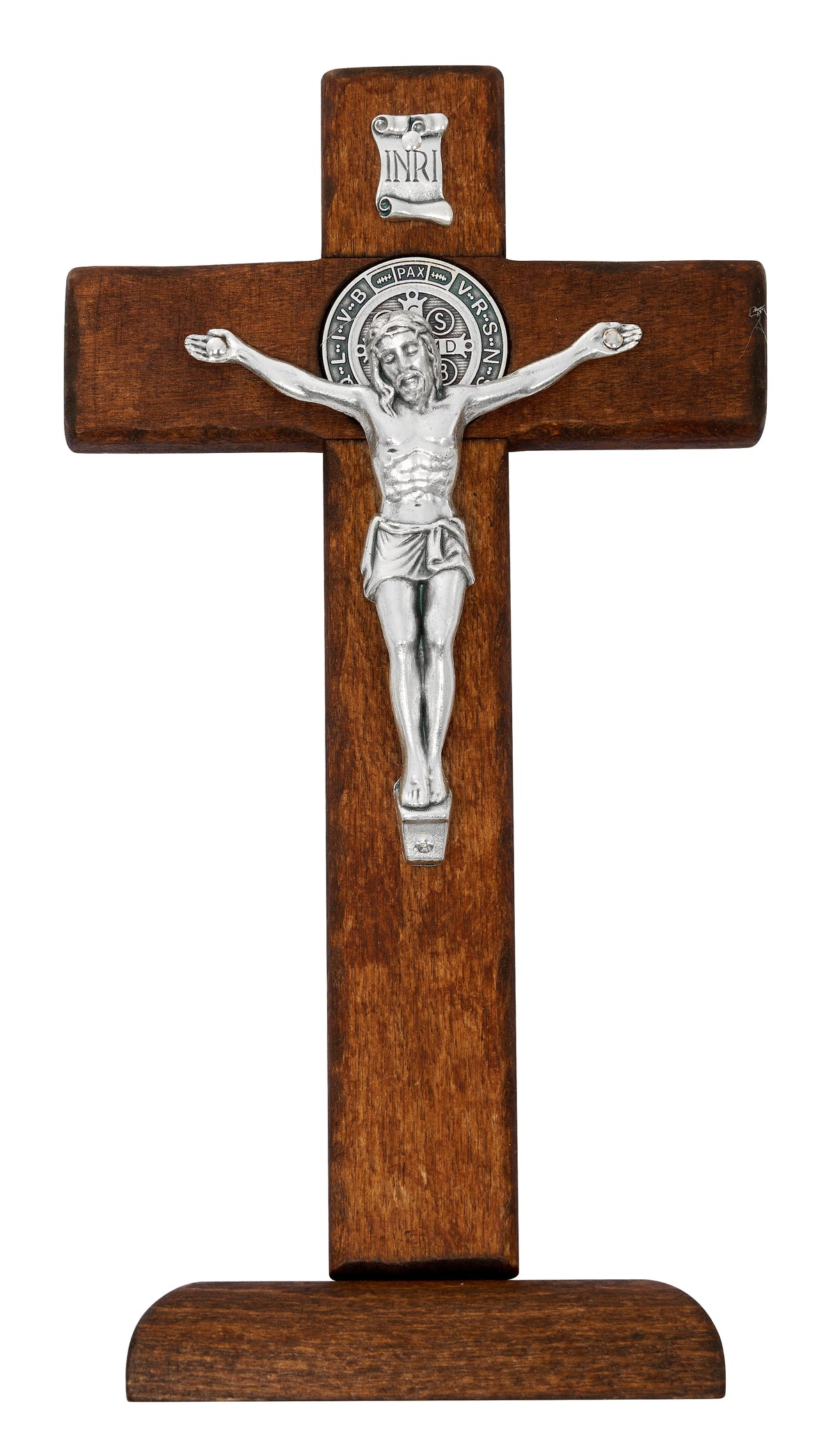 Italian Standing St. Benedict Crucifix