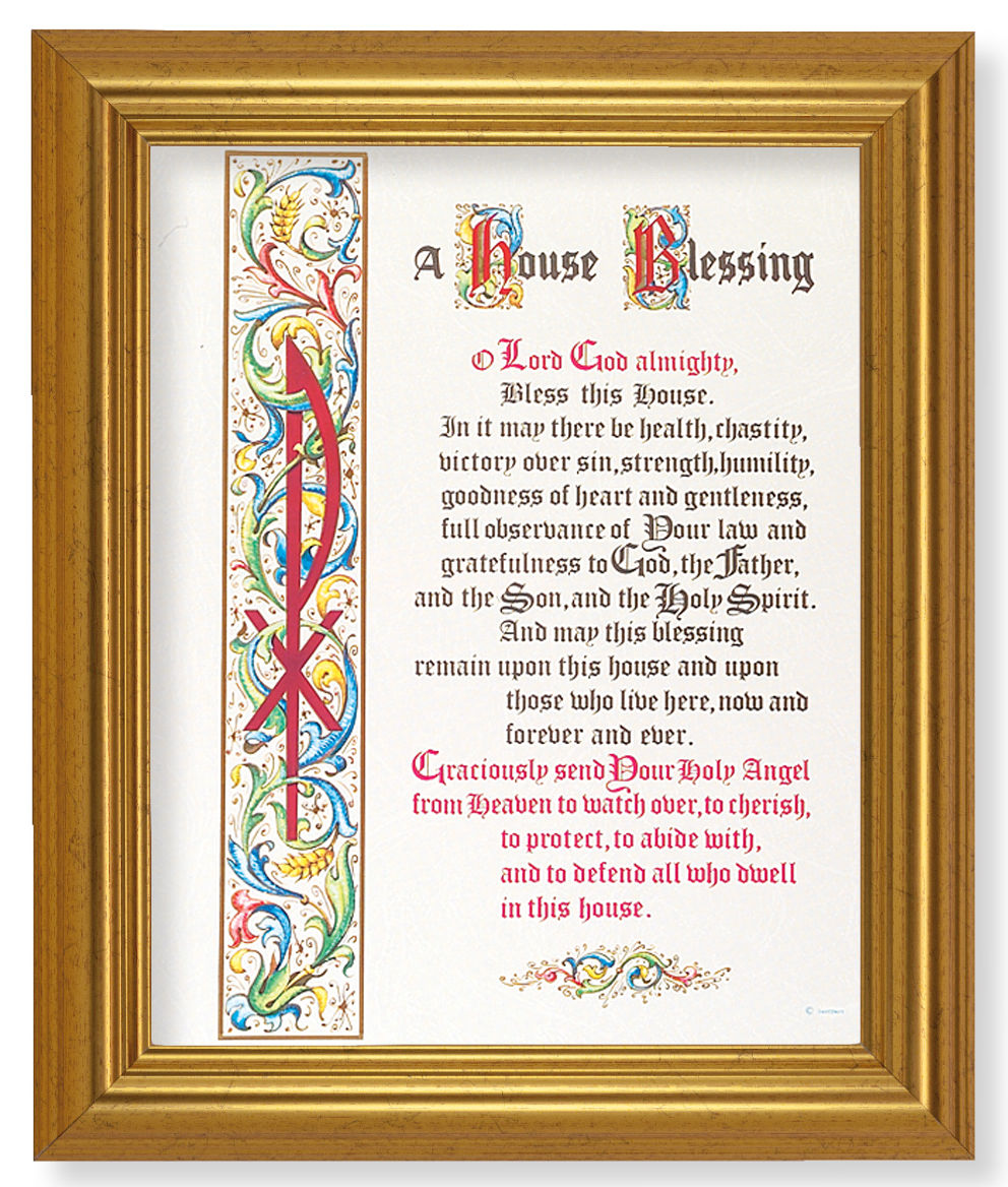 A House Blessing Prayer 8x10 Framed Print Under Glass