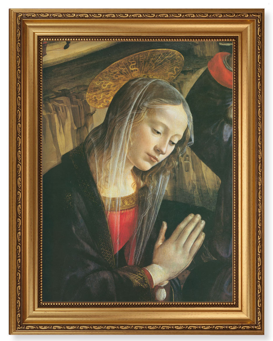 Adoration of the Shepherds by Ghirlandaio12x16 Framed Print Artboard