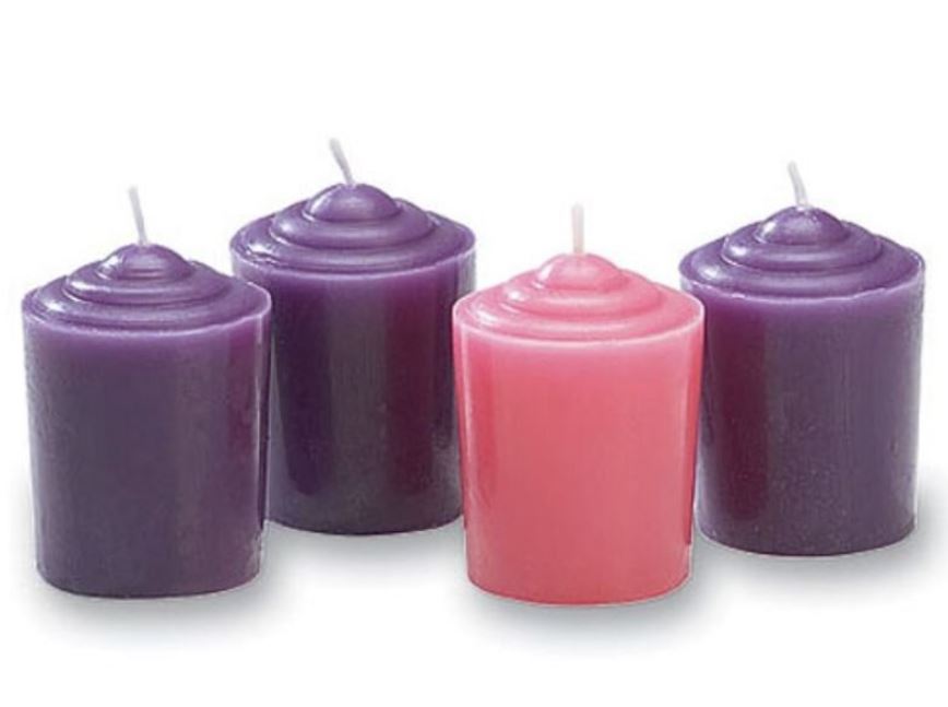 Advent Votive Candle Set - 4 pack