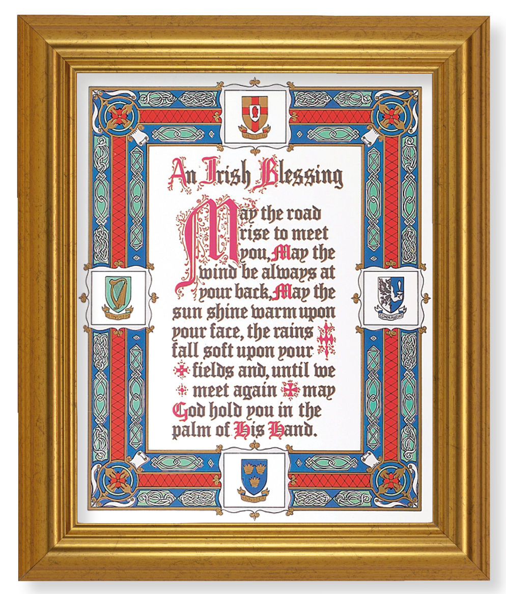 An Irish Blessing 8x10 Framed Print Under Glass