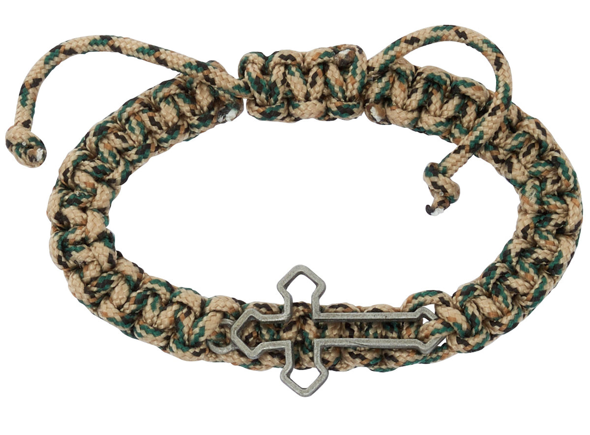 Paracord Bracelet with Cut-Out Cross