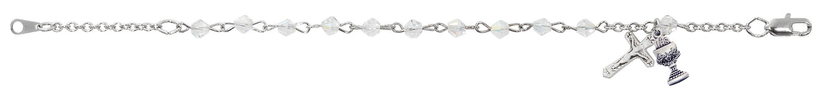 Swarovski Crystal First Communion Bracelet