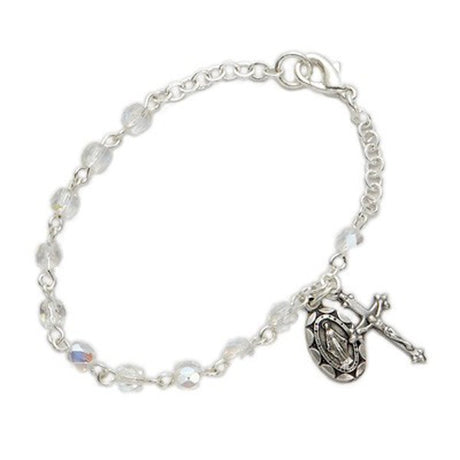 Baby Birthstone Rosary Bracelets