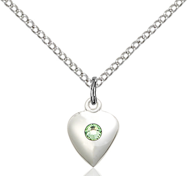 Baby Heart Pendant with Birthstone Options