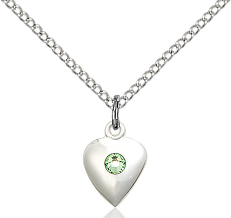Baby Heart Pendant with Birthstone Options