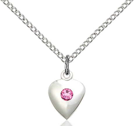 Baby Heart Pendant with Birthstone Options