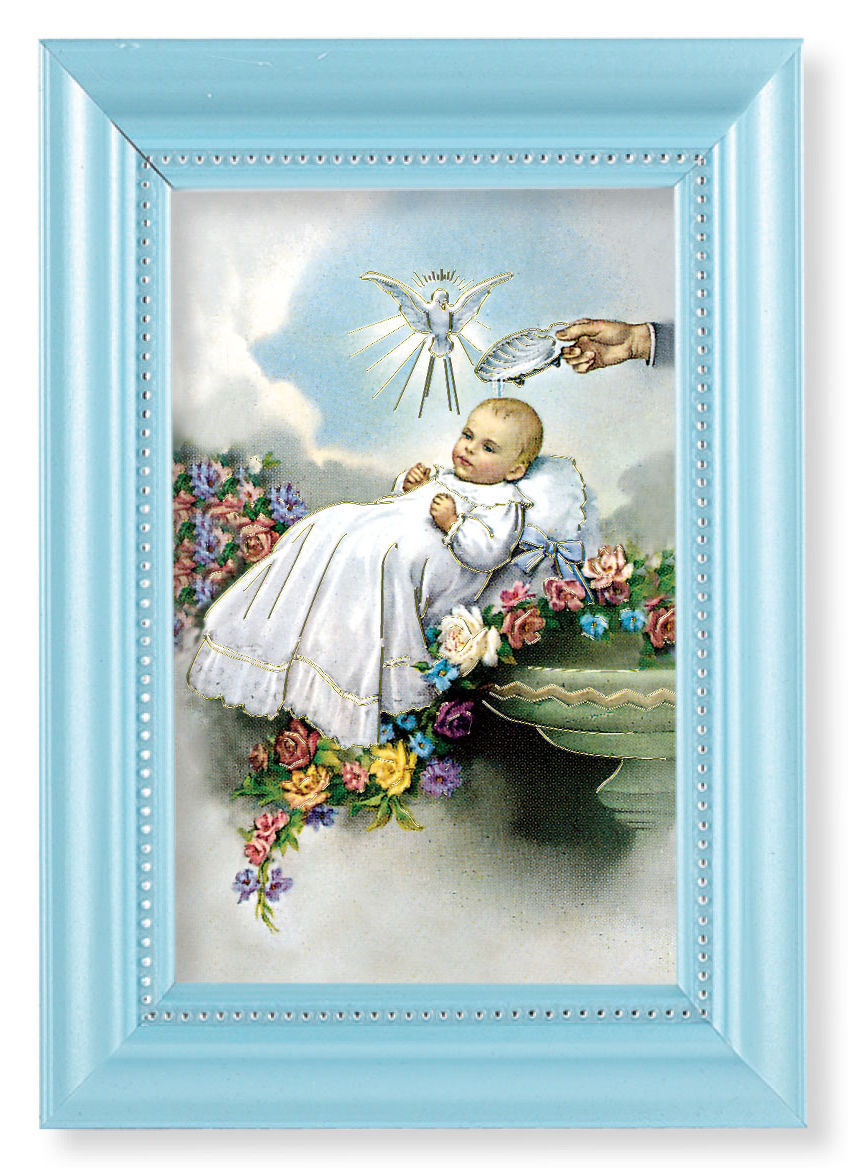 Baptism 4x6 Print Pearlized Frame