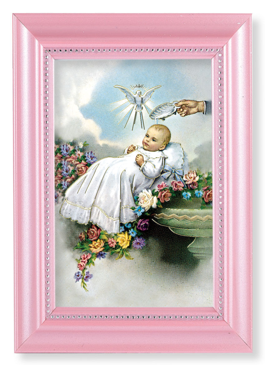 Baptism 4x6 Print Pearlized Frame