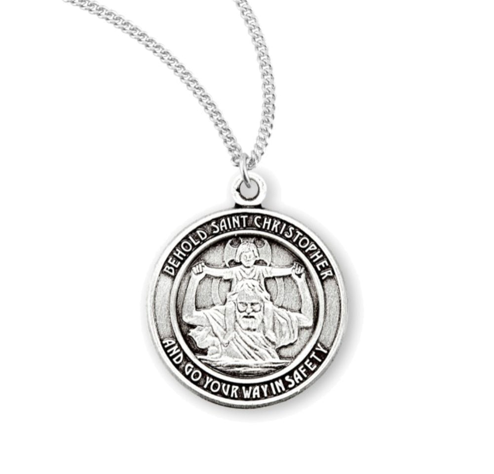 Behold Saint Christopher Necklace