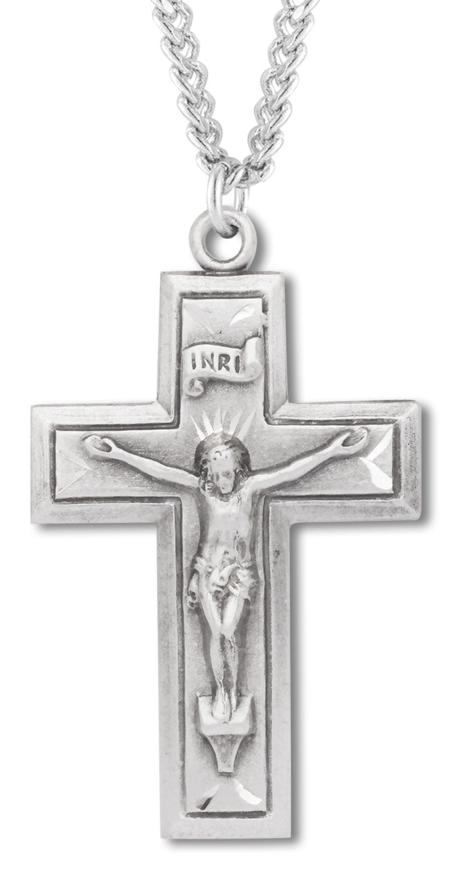 Beveled Edge Crucifix