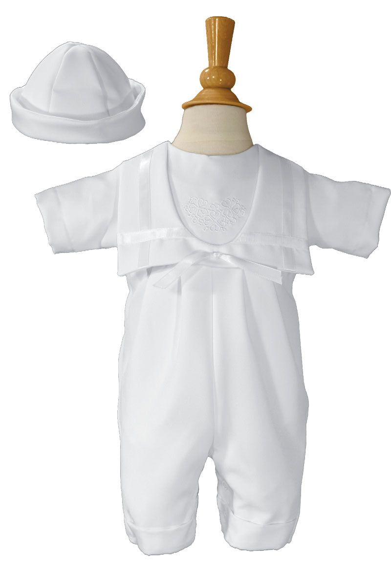 Irish Baptism Knicker with Shamrock Embroidery for Boys