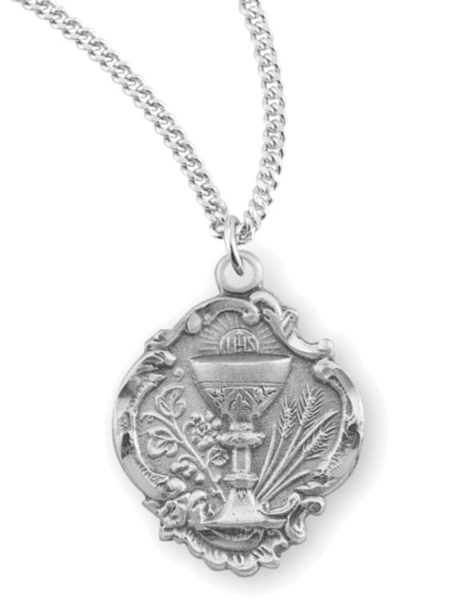 Budded Edge Girl's Chalice Necklace