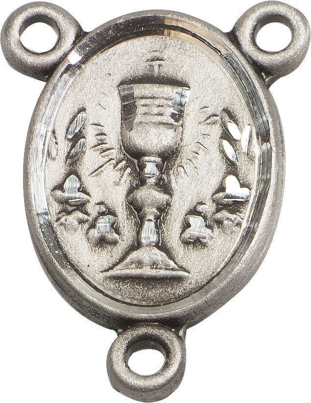 Chalice Sterling Silver Rosary Centerpiece