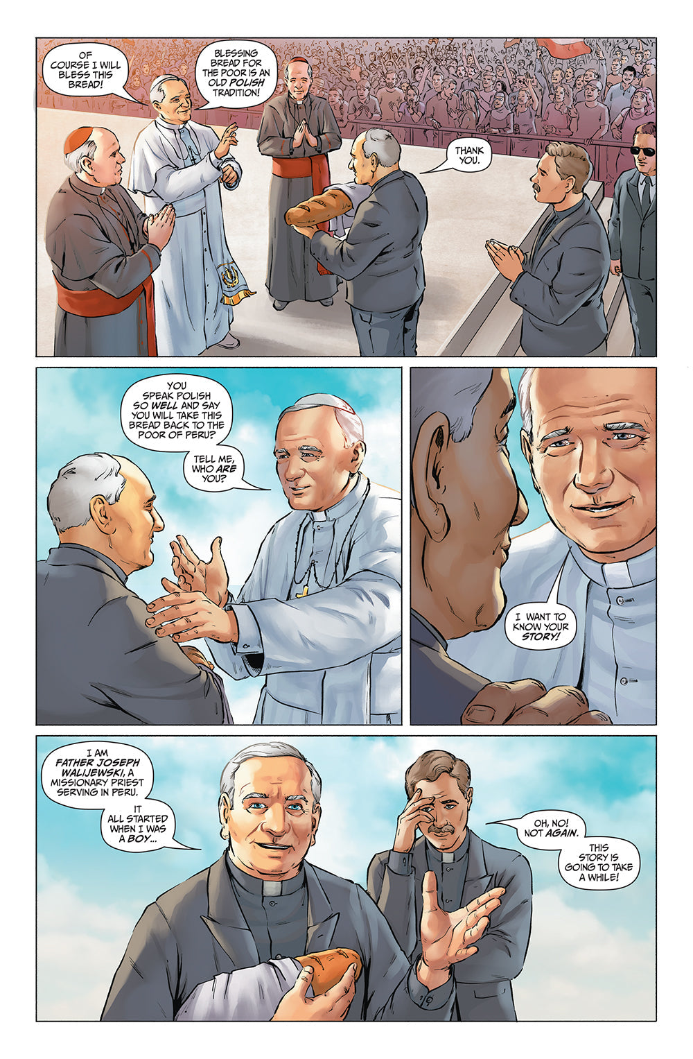 Champion of the Poor: Father Joe Walijewski Comic Book