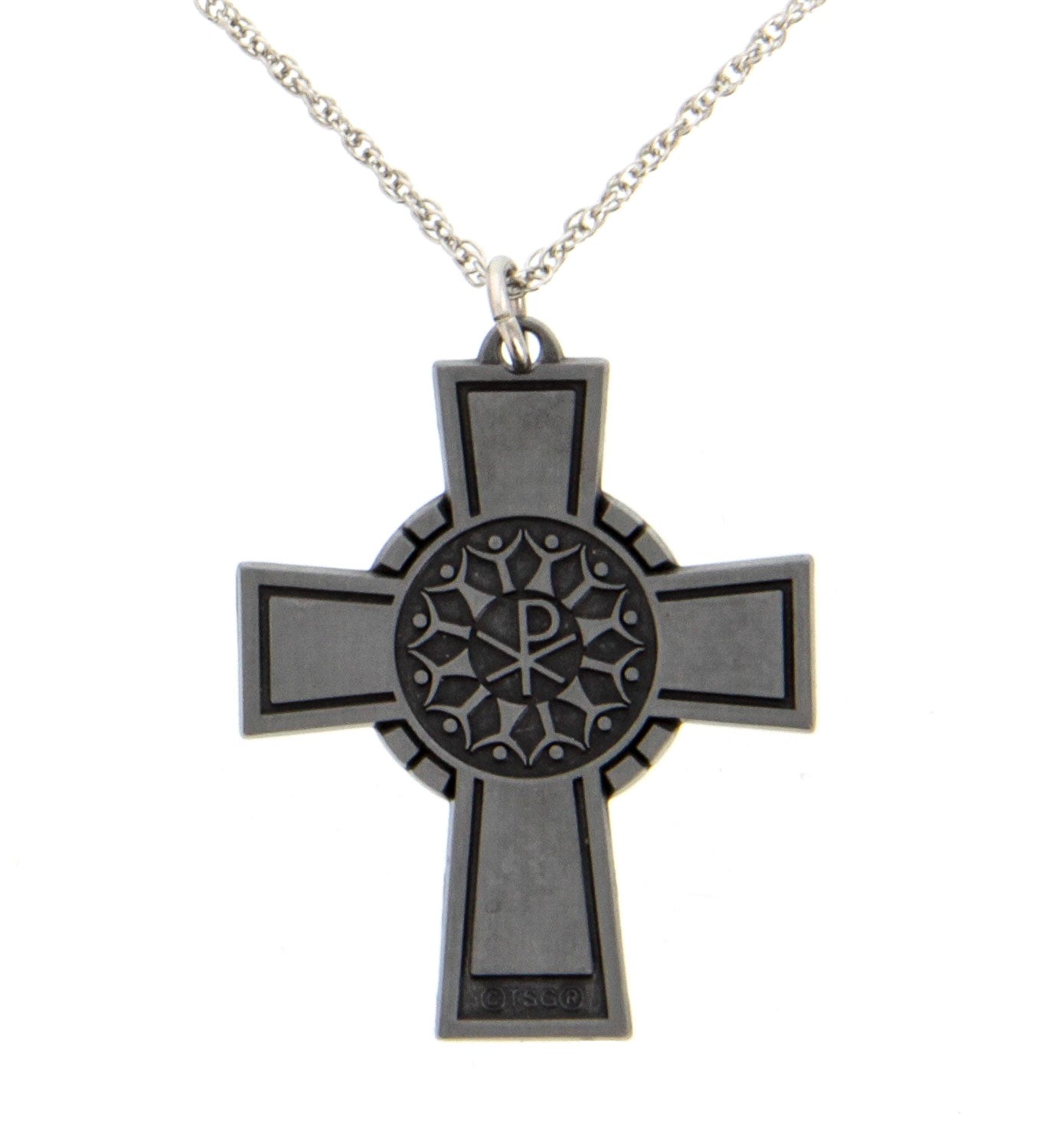 Chi Rho Cross Pendant