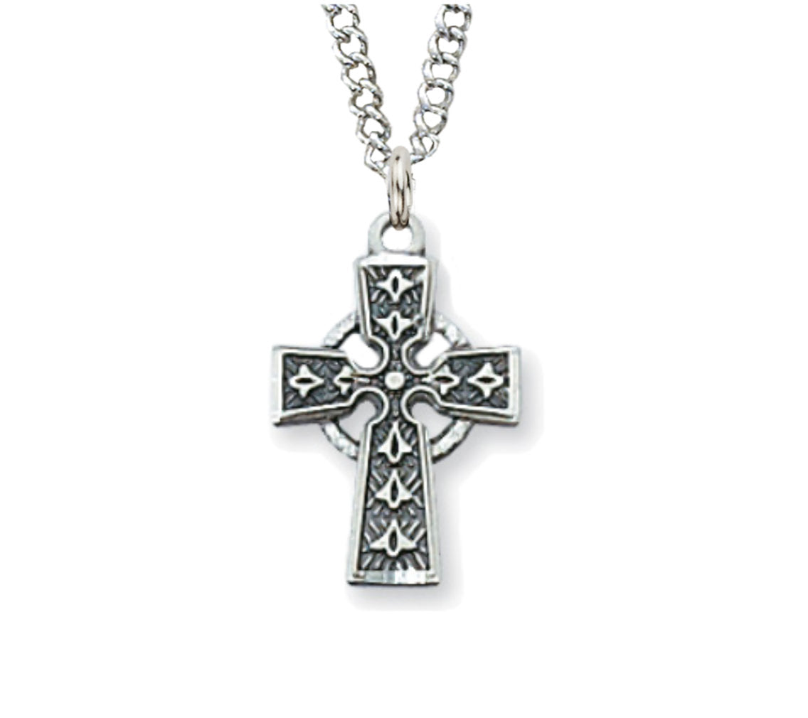 Child Size Celtic Cross Sterling Silver