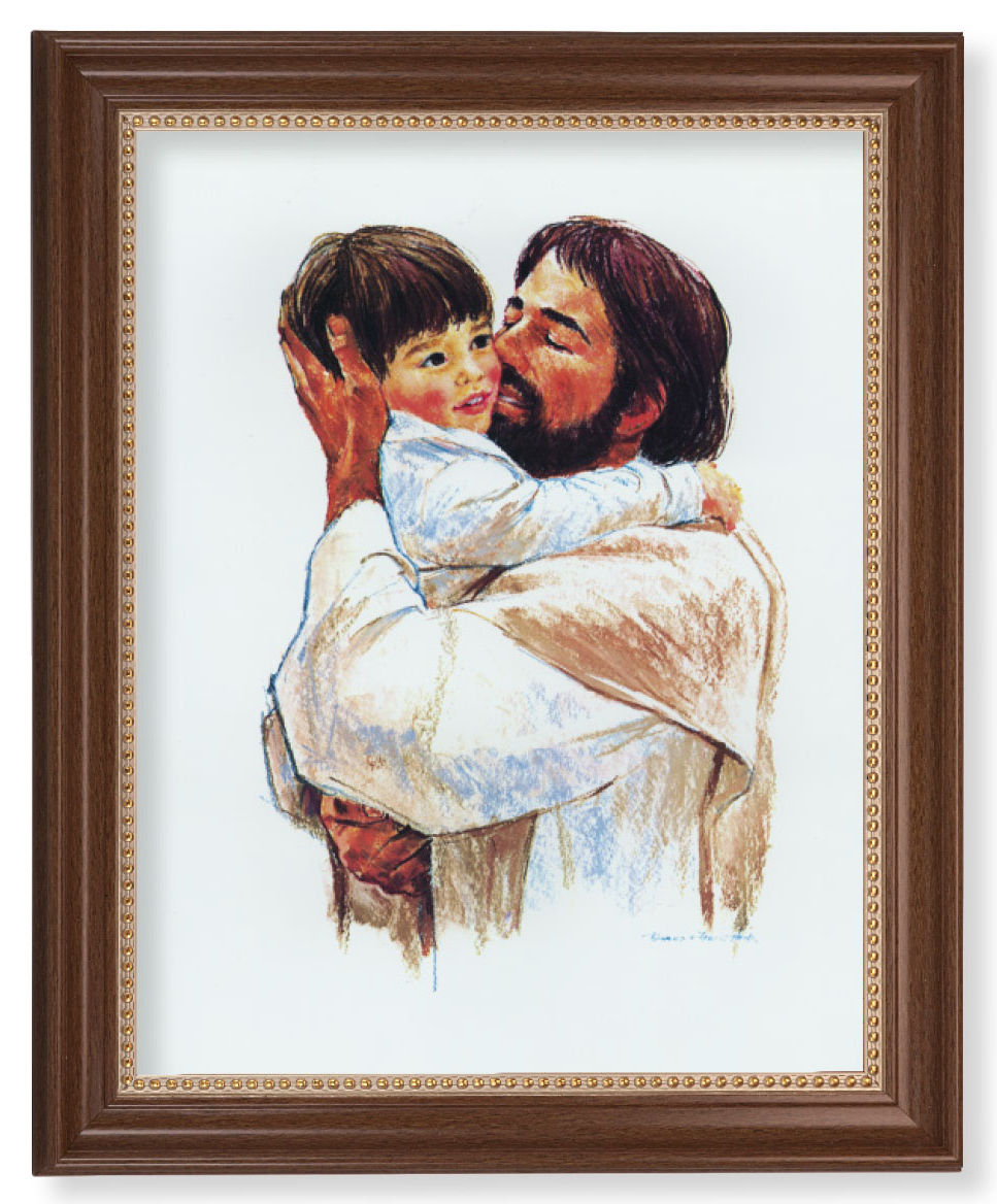 Christ with Child - Love 11x14 Framed Print Artboard