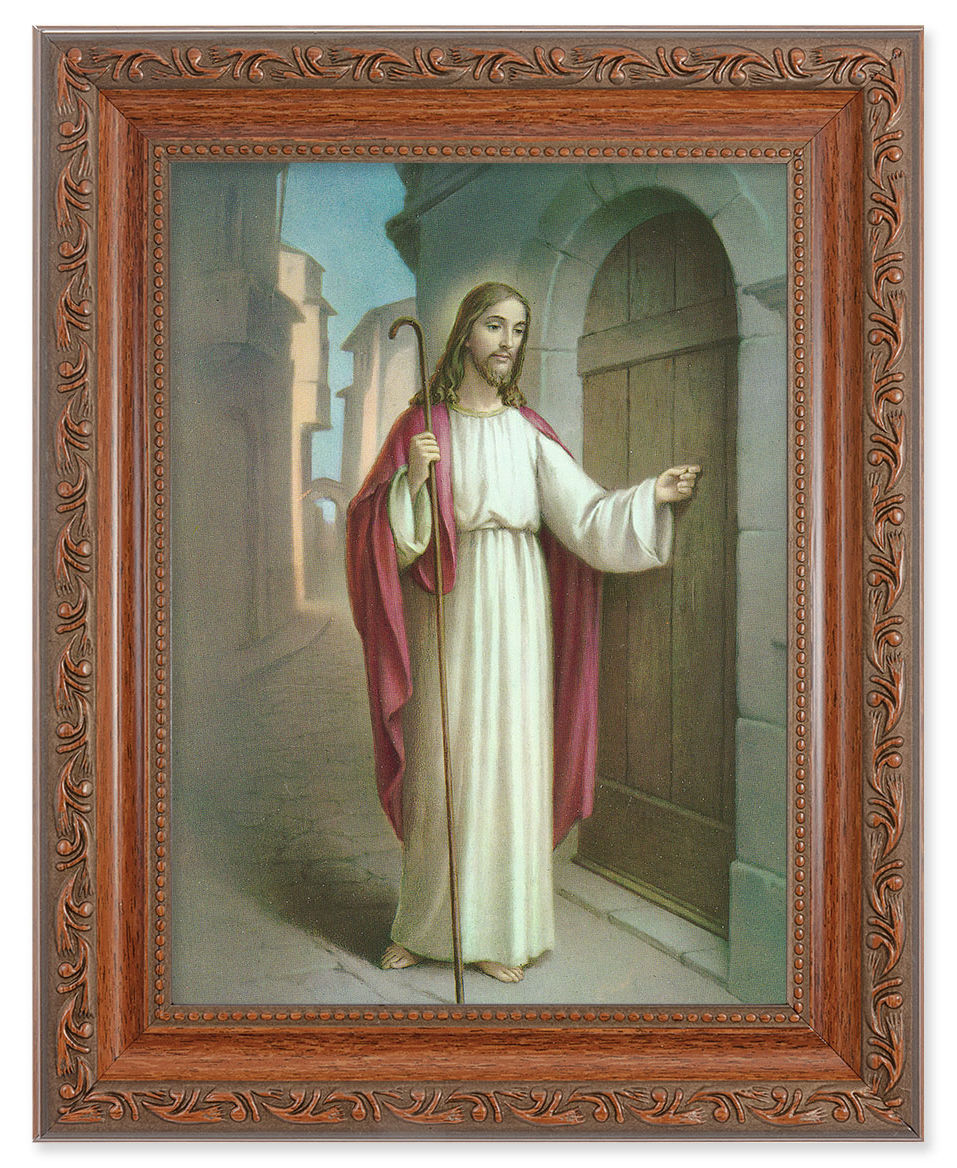 Christ Knocking 6x8 Print Under Glass