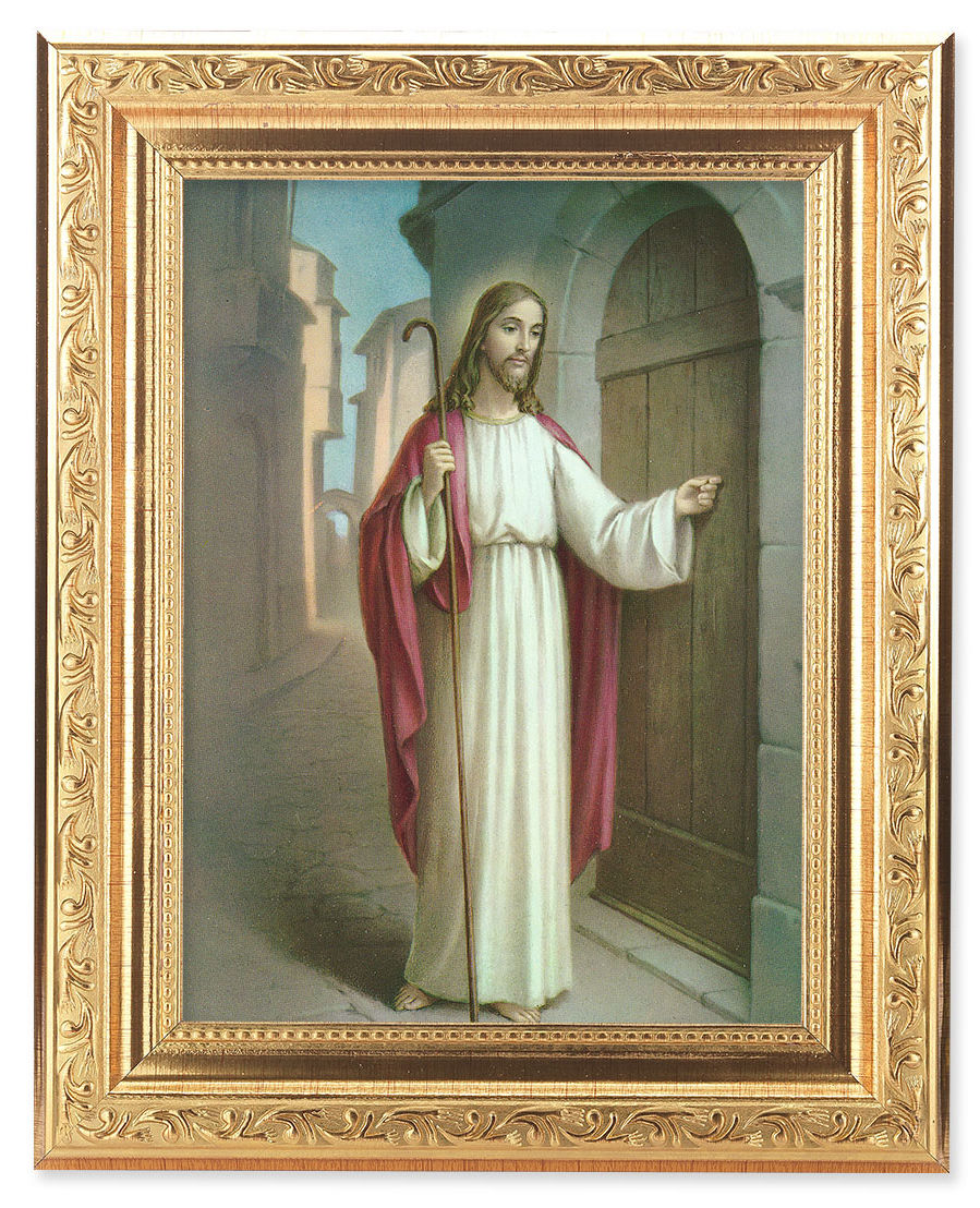 Christ Knocking 6x8 Print Under Glass