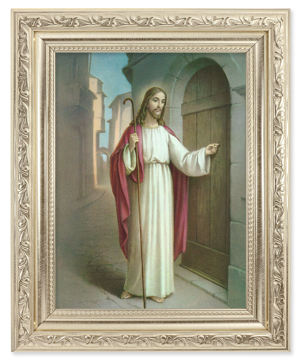 Christ Knocking 6x8 Print Under Glass