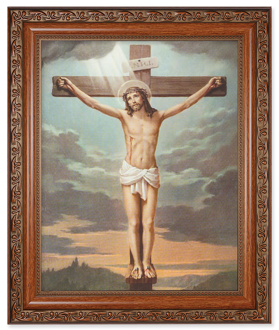 Christ's Crucifixion 8x10 Framed Print Under Glass