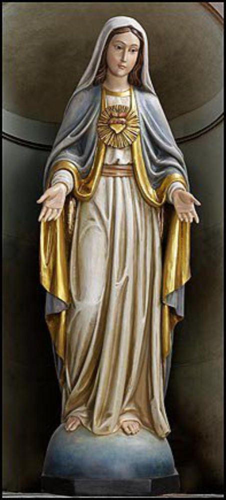 Church Size Immaculate Heart of Mary 48 Inch High Statue