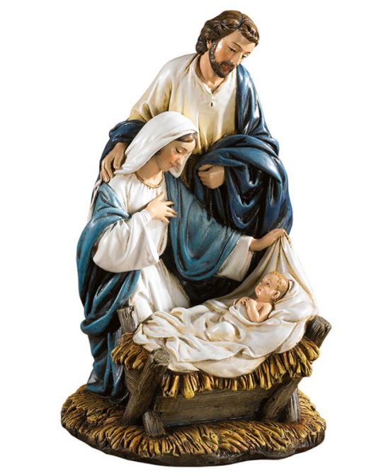 Come Let Us Adore Him Figurine with Music