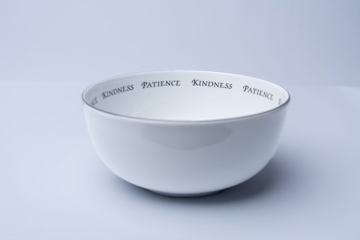 Daily Bread Scripture Pasta Bowls – Fruits of the Spirit Set B, Galatians 5:22-23 (Set of 2)