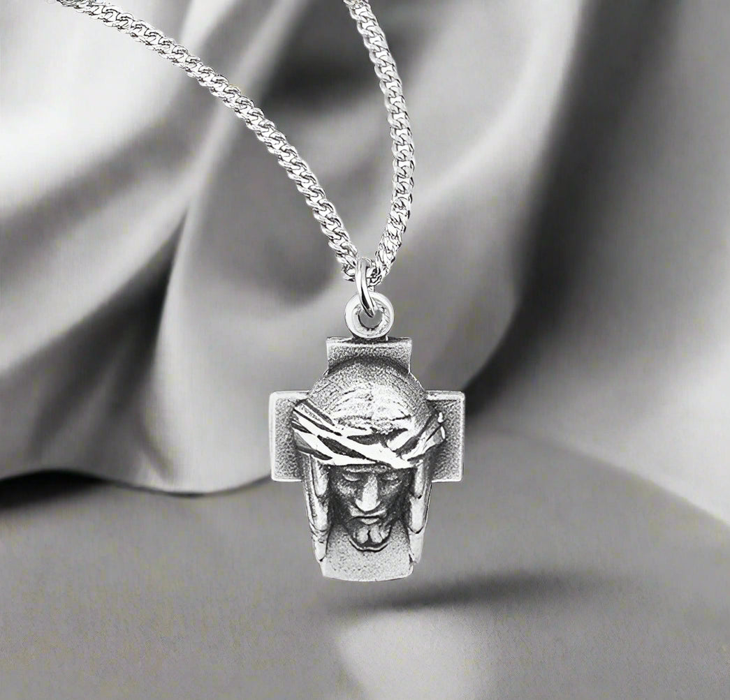 Crown of Thorns Head of Christ Medal