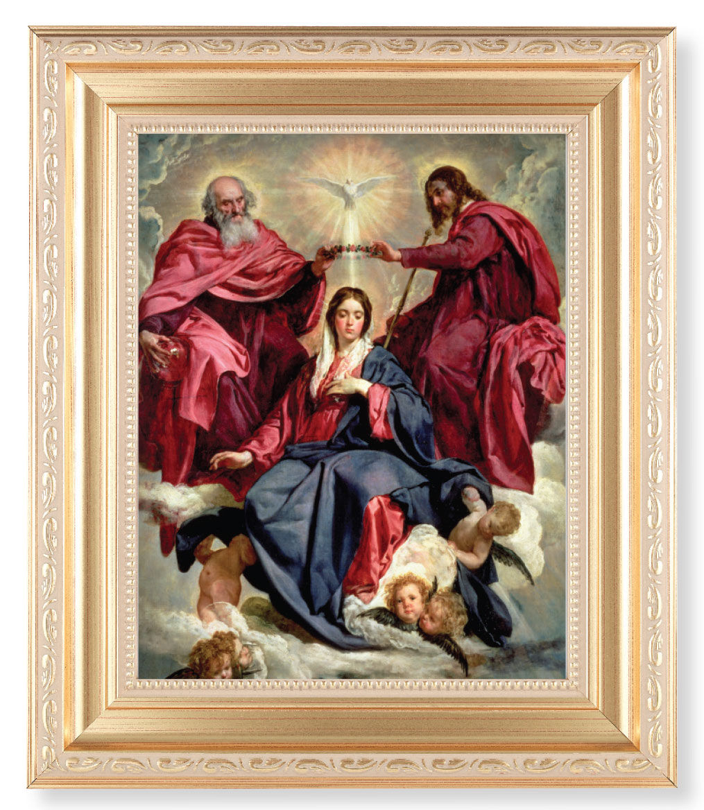 Crowning of Mary 8x10 Framed Print Under Glass