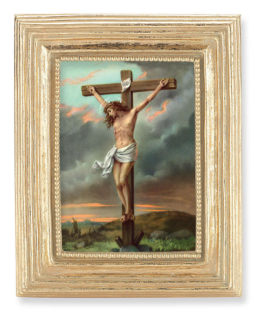 Crucifixion 2.5x3.5 Print Under Glass