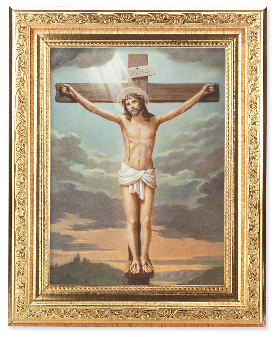 Crucifixion 6x8 Print Under Glass