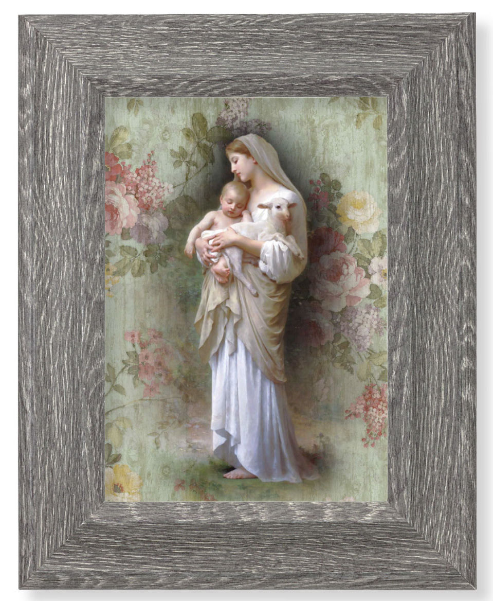 Divine Innocence 7x9 Gray Oak Frame